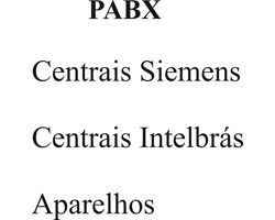 Assistência Técnica de Pabx Siemens 1150 na Zona Sul no Socorro